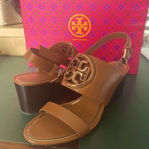 Tory Burch Miller Wedge Sandals Size: BRAND NEW